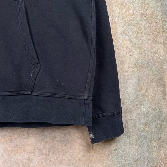 Nike Sportswear Hoodie Sweatshirt Mens Sz L Black Pullover Embroidered Logo - Picture 6 of 10